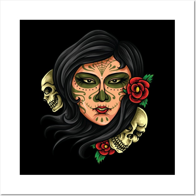 Face the Death Wall Art by xxxbomb